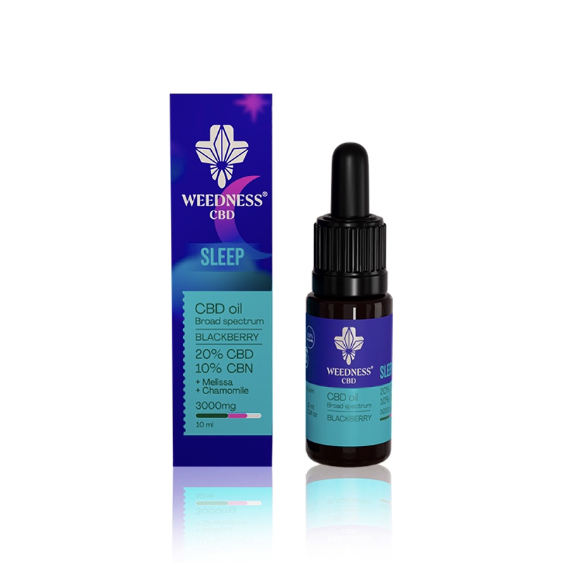 Έλαιο CBD Sleep 20% + CBN 10% | Βατόμουρο 10ml